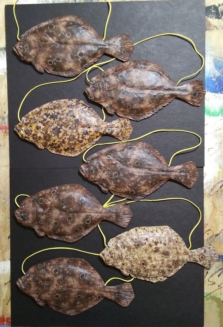 Summer and Southern Flounder Ornaments Galore!